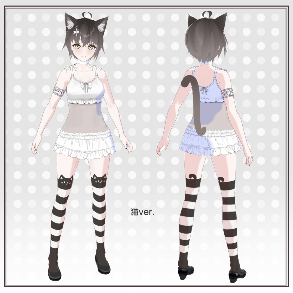 オリジナル3Dモデル「きゅぴ」