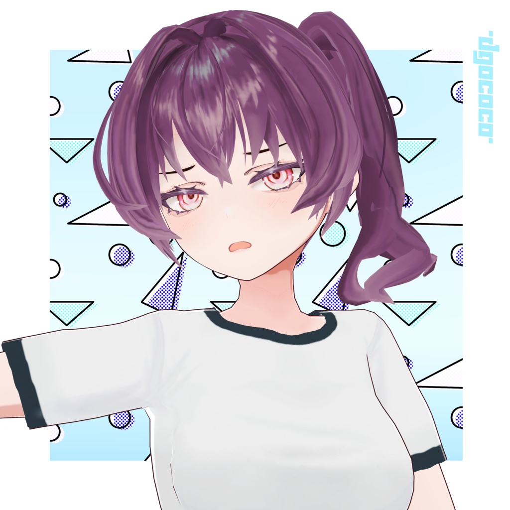 オリジナル3Dモデル「体操服ちゃん」