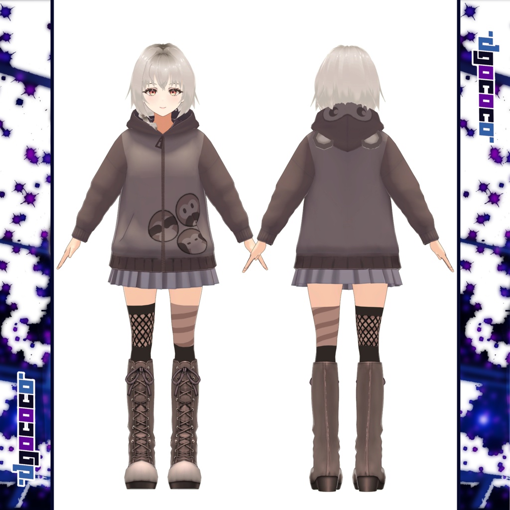 オリジナル3Dモデル「猿三-EMI-」