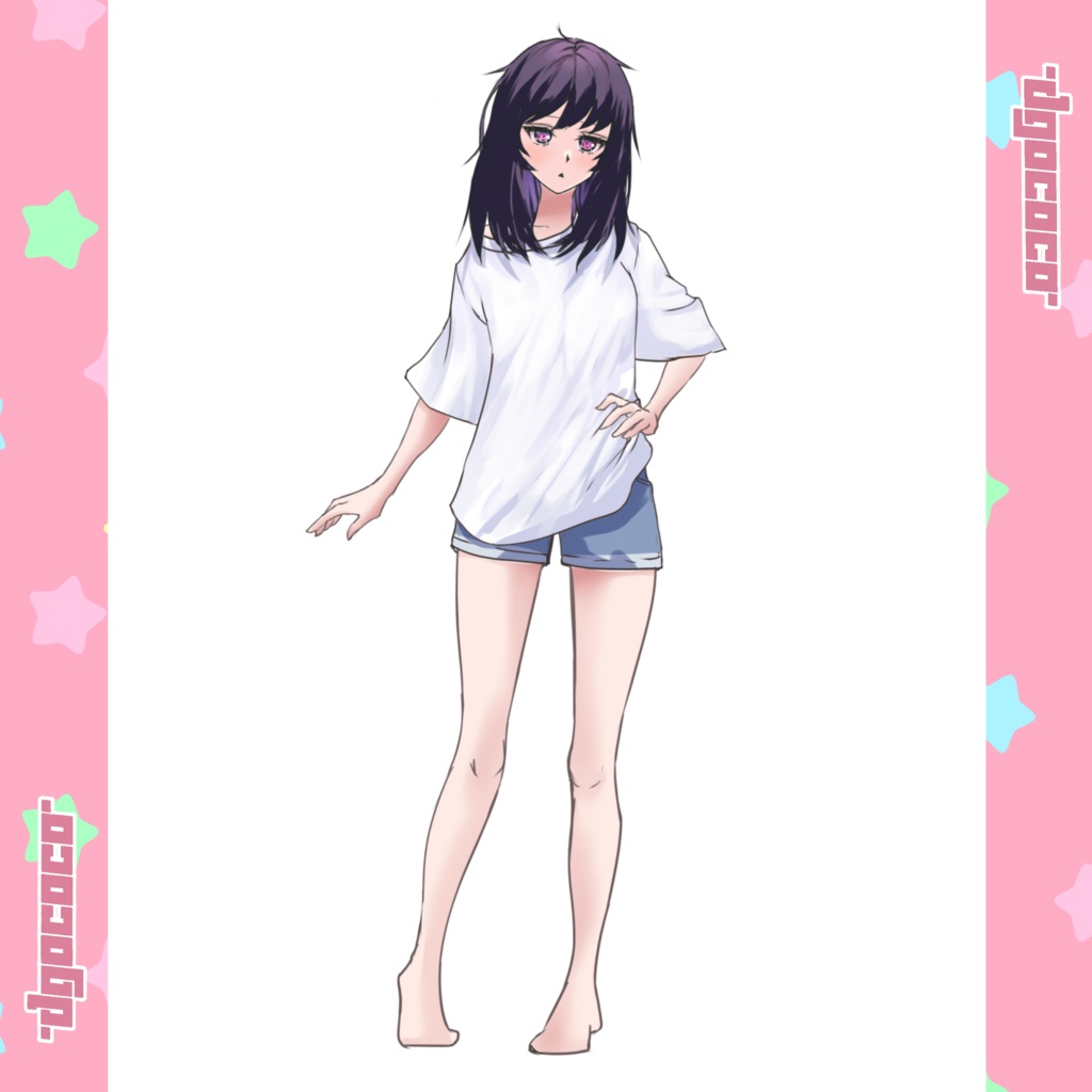 オリジナル3Dモデル「休日のお姉ちゃん」