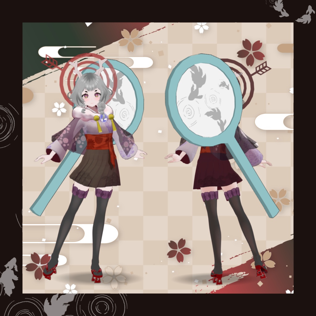 オリジナル3Dモデル「まつり」