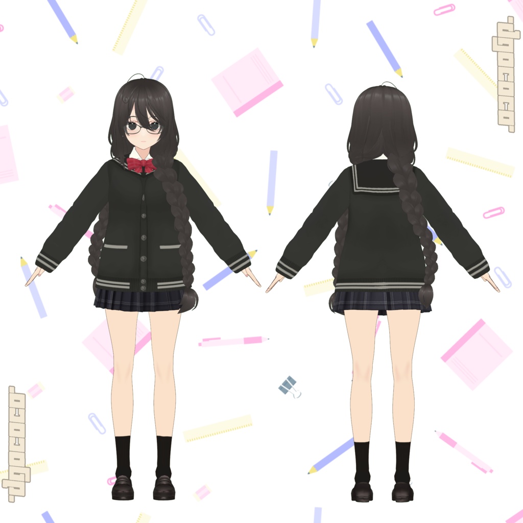 オリジナル3Dモデル「Ena-エナ-」