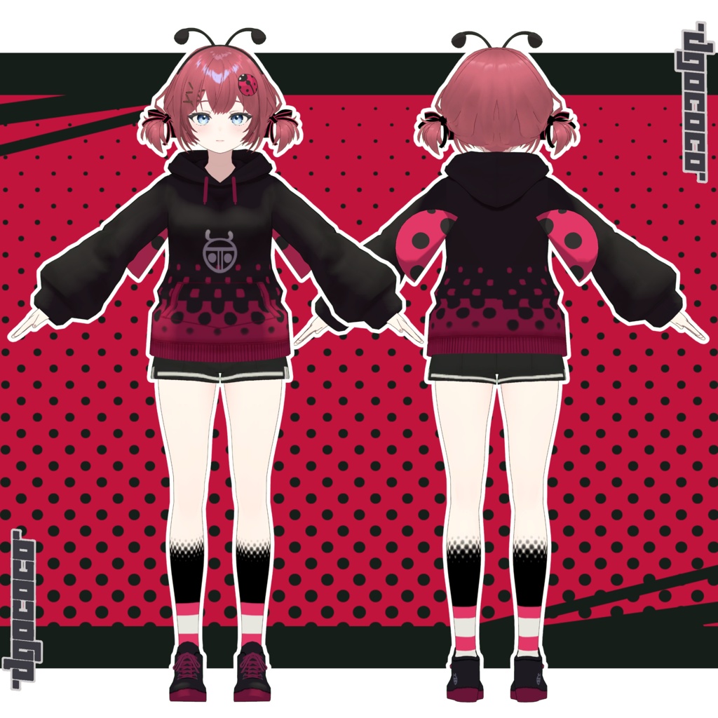 オリジナル3Dモデル「天戸-amamori-」