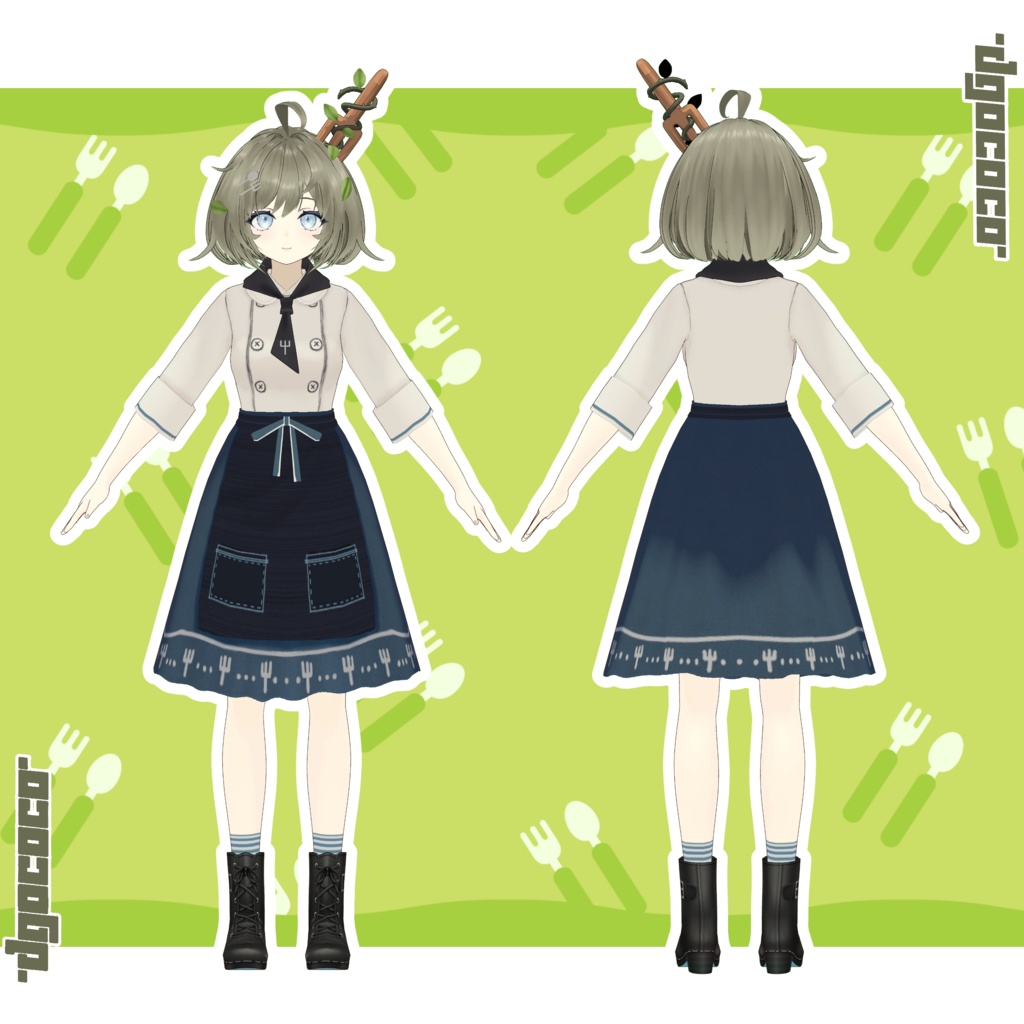 オリジナル3Dモデル「Yummy-ヤミィ-」