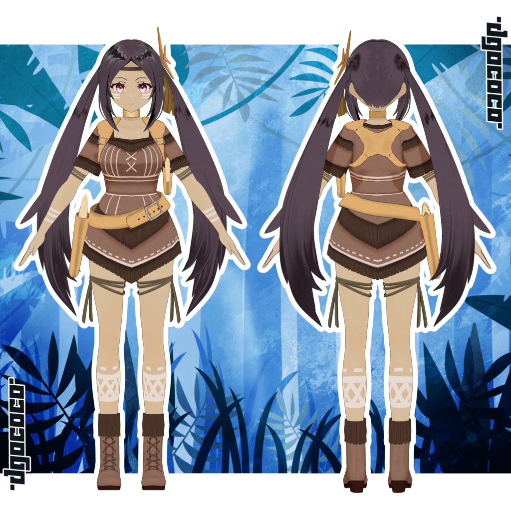 オリジナル3Dモデル「Nora-ノラ-」