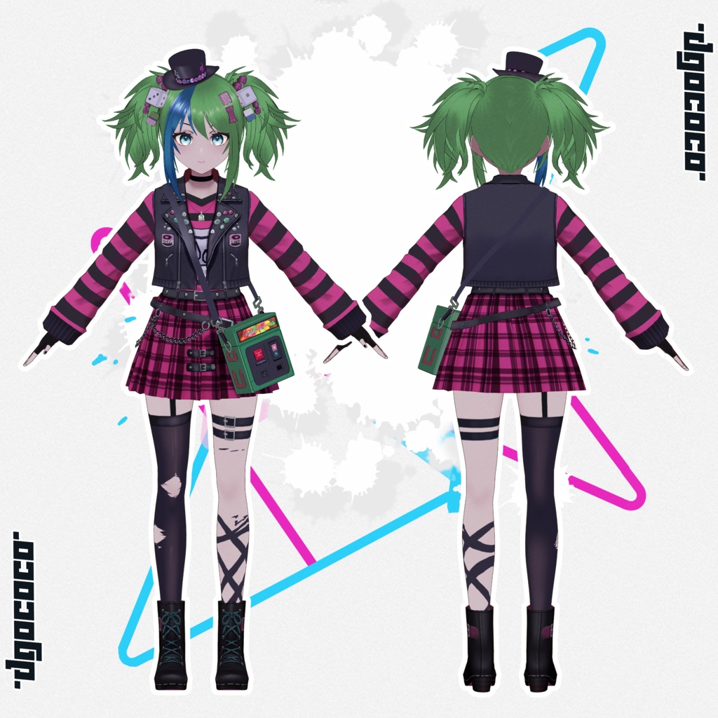 オリジナル3Dモデル「Lime-ライム-」