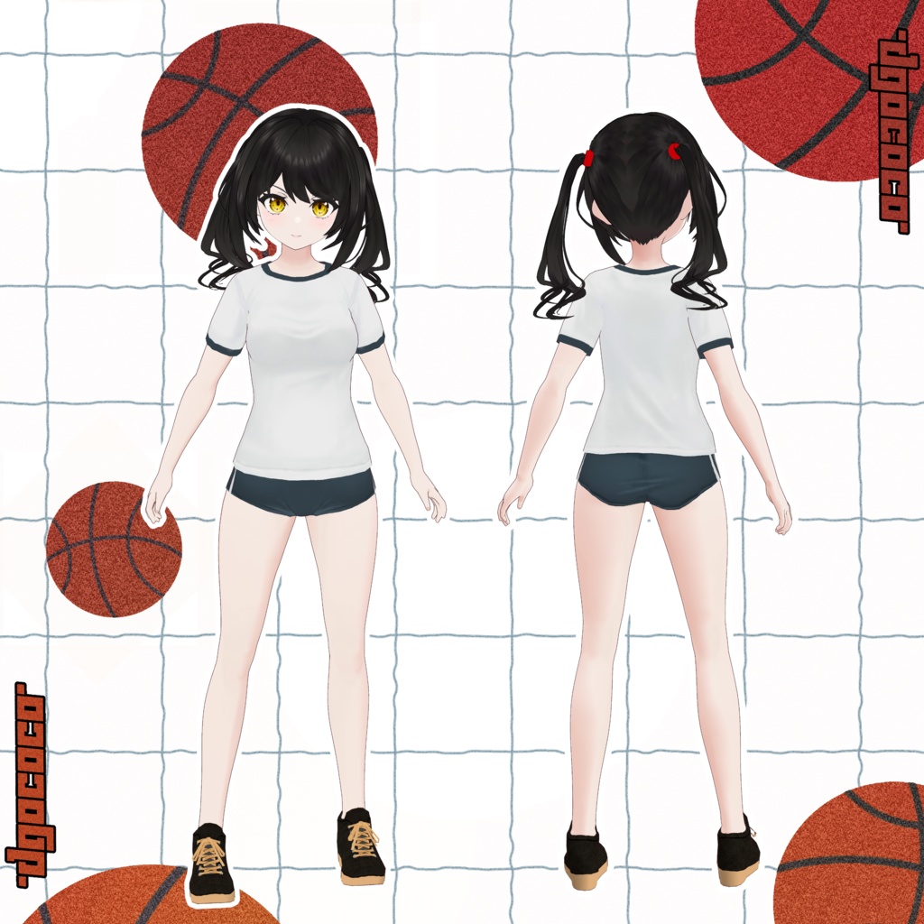 オリジナル3Dモデル「彩葉-IROHA-」