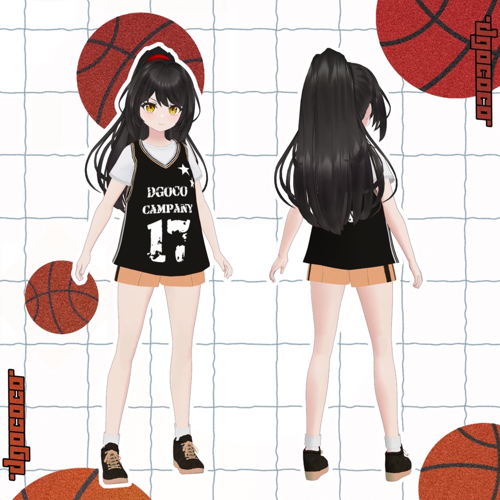 オリジナル3Dモデル「彩葉-IROHA-」