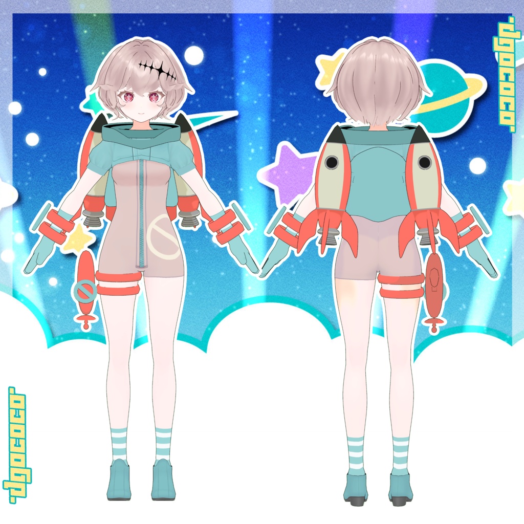 オリジナル3Dモデル「ミラ・オービット-Mira Orbit-」