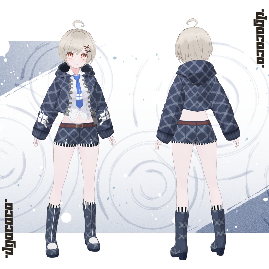 オリジナル3Dモデル「Rainelle-レイネル-」