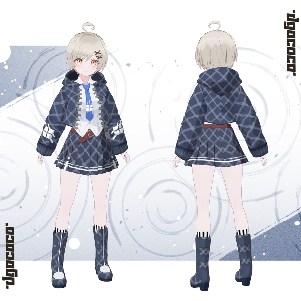 オリジナル3Dモデル「Rainelle-レイネル-」