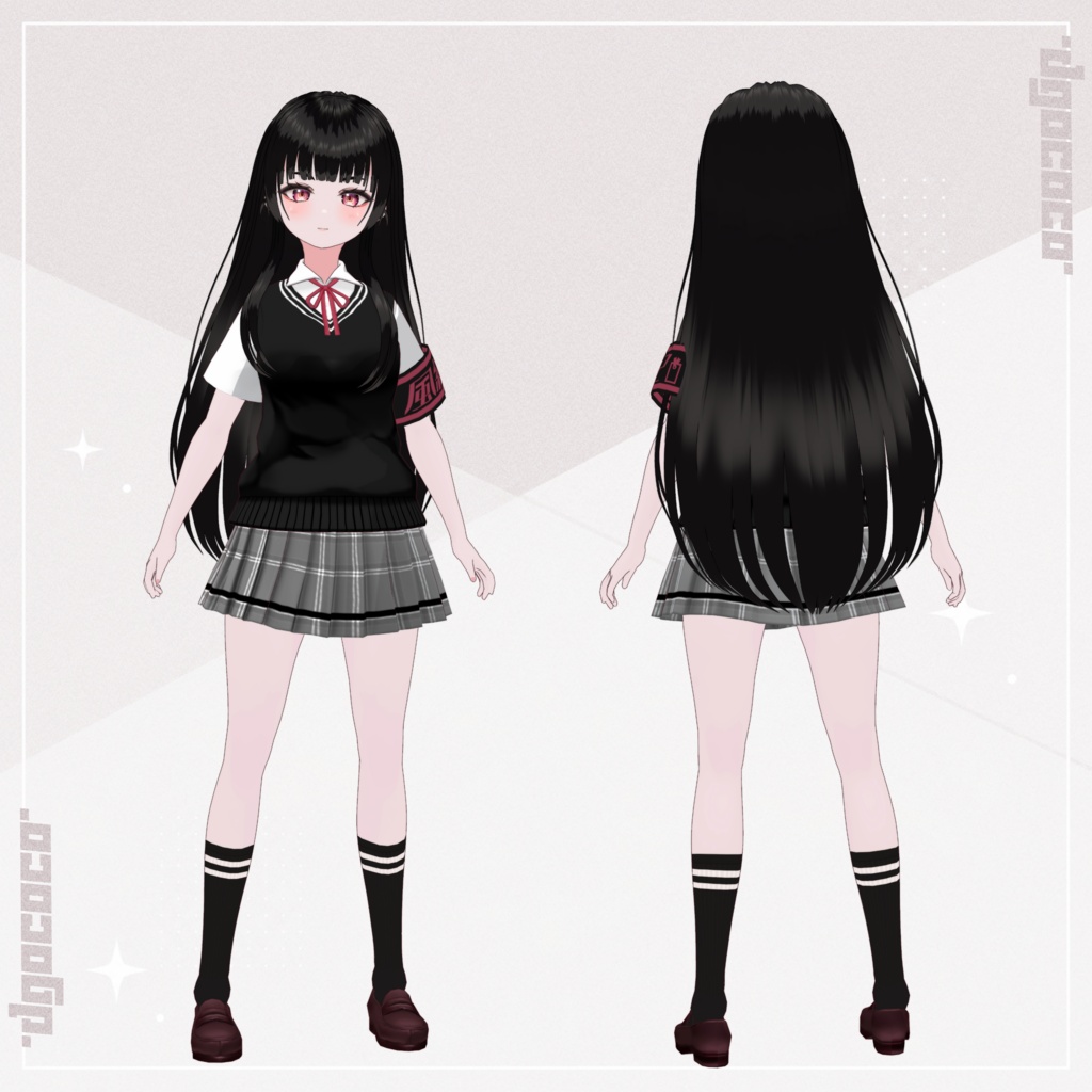 オリジナル3Dモデル「栞-Shiori-」