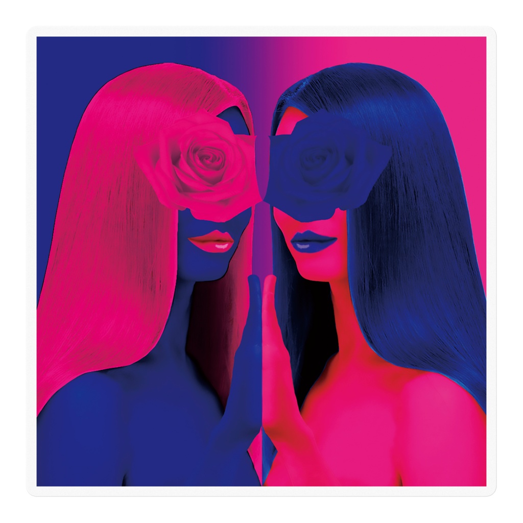 PINK&BLUE ステッカー
