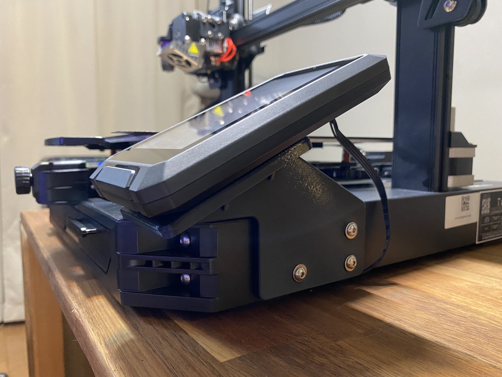 Ender3 S1 Pro用 ディスプレイオフセットブラケット(改良版)