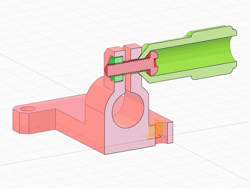 Ender3 S1 & S1Pro用 ダイヤルゲージホルダー