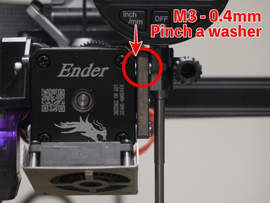 Ender3 S1 & S1Pro用 ダイヤルゲージホルダー