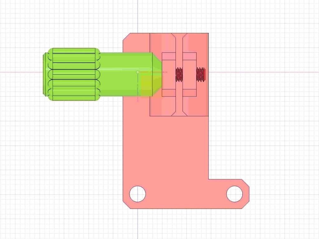 Ender3 S1 & S1Pro用 ダイヤルゲージホルダー