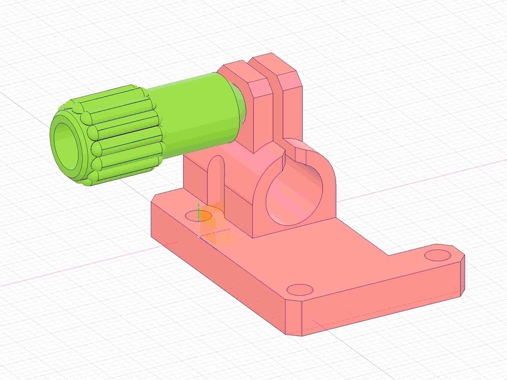 Ender3 S1 & S1Pro用 ダイヤルゲージホルダー