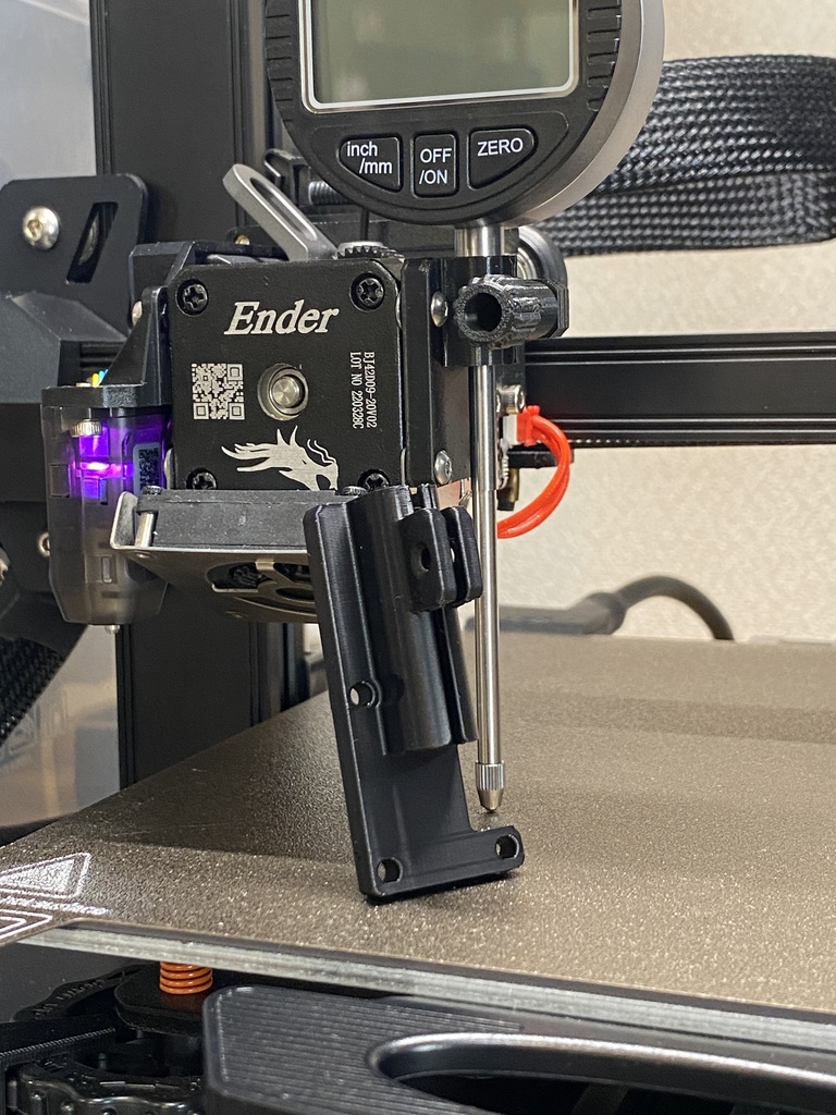 Ender3 S1 & S1Pro用 ダイヤルゲージホルダー