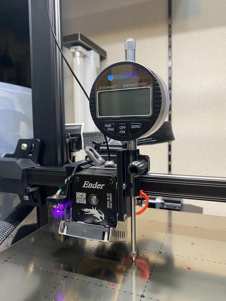 Ender3 S1 & S1Pro用 ダイヤルゲージホルダー