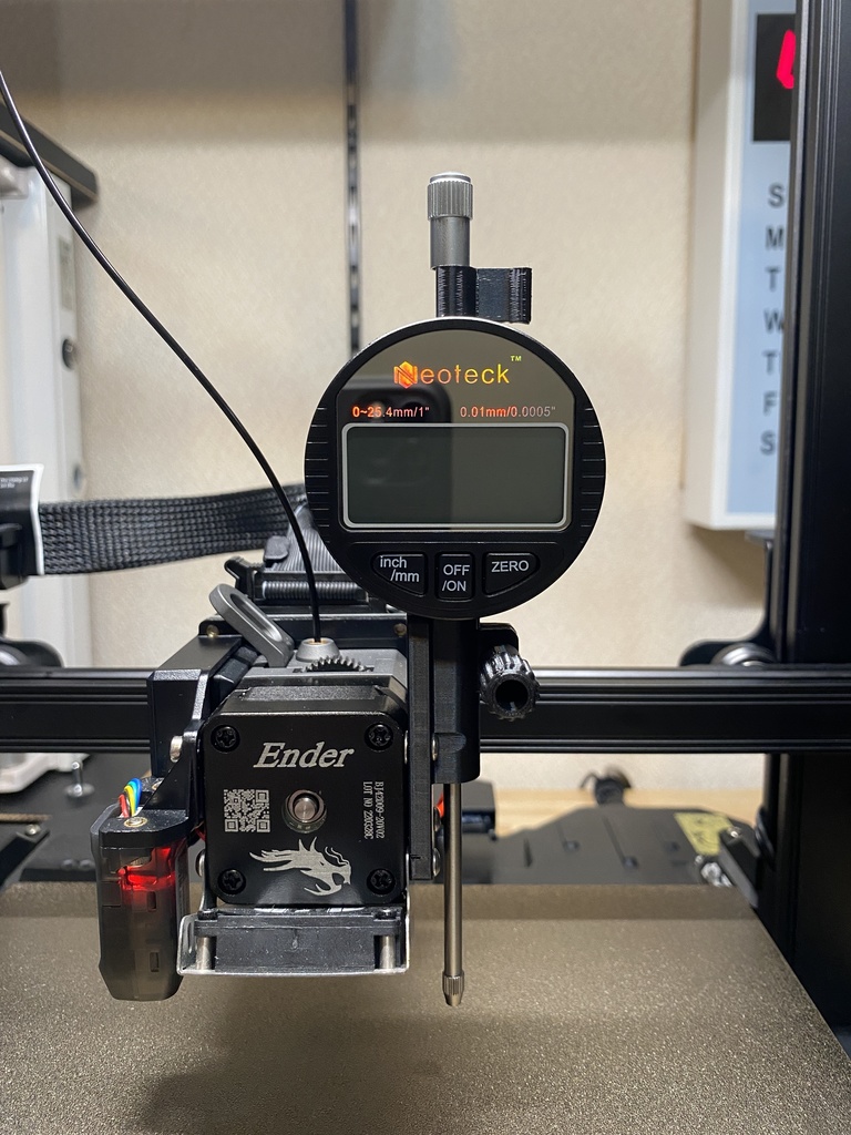 Ender3 S1 & S1Pro用 ダイヤルゲージホルダー