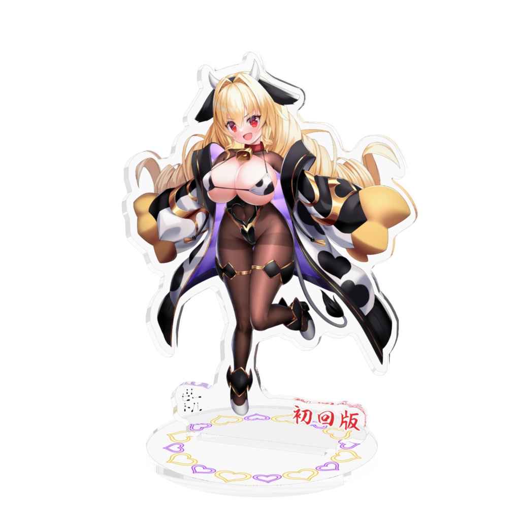 【初回版】ロリ巨乳黒ストお嬢様のリア:アクリルフィギュア