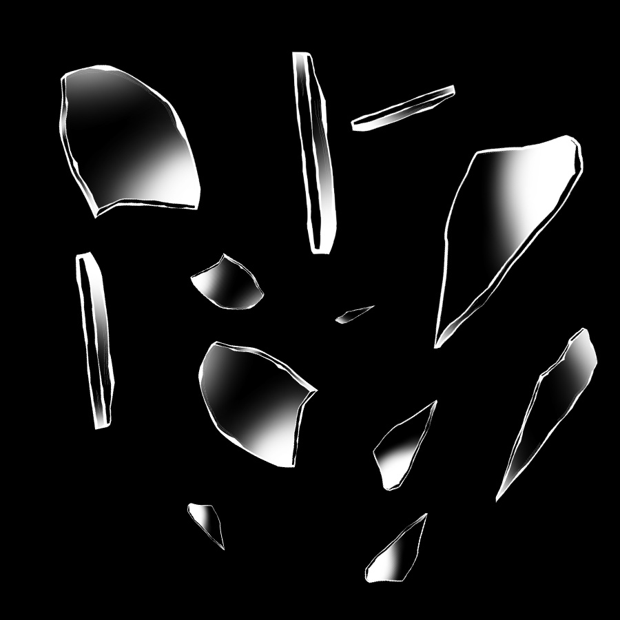 CLIP STUDIO PAINT用 割れたガラスブラシ