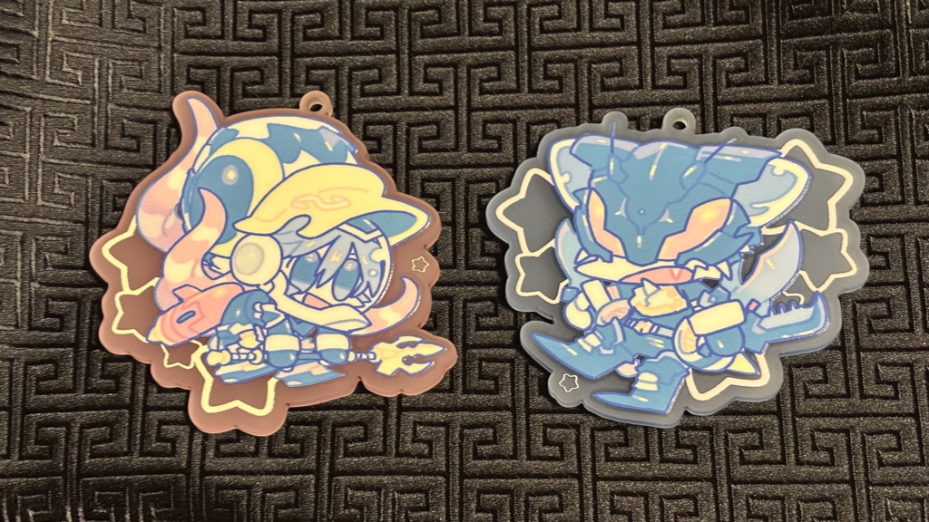 【SALE】海迅星・裂空星アクリルキーホルダーセット