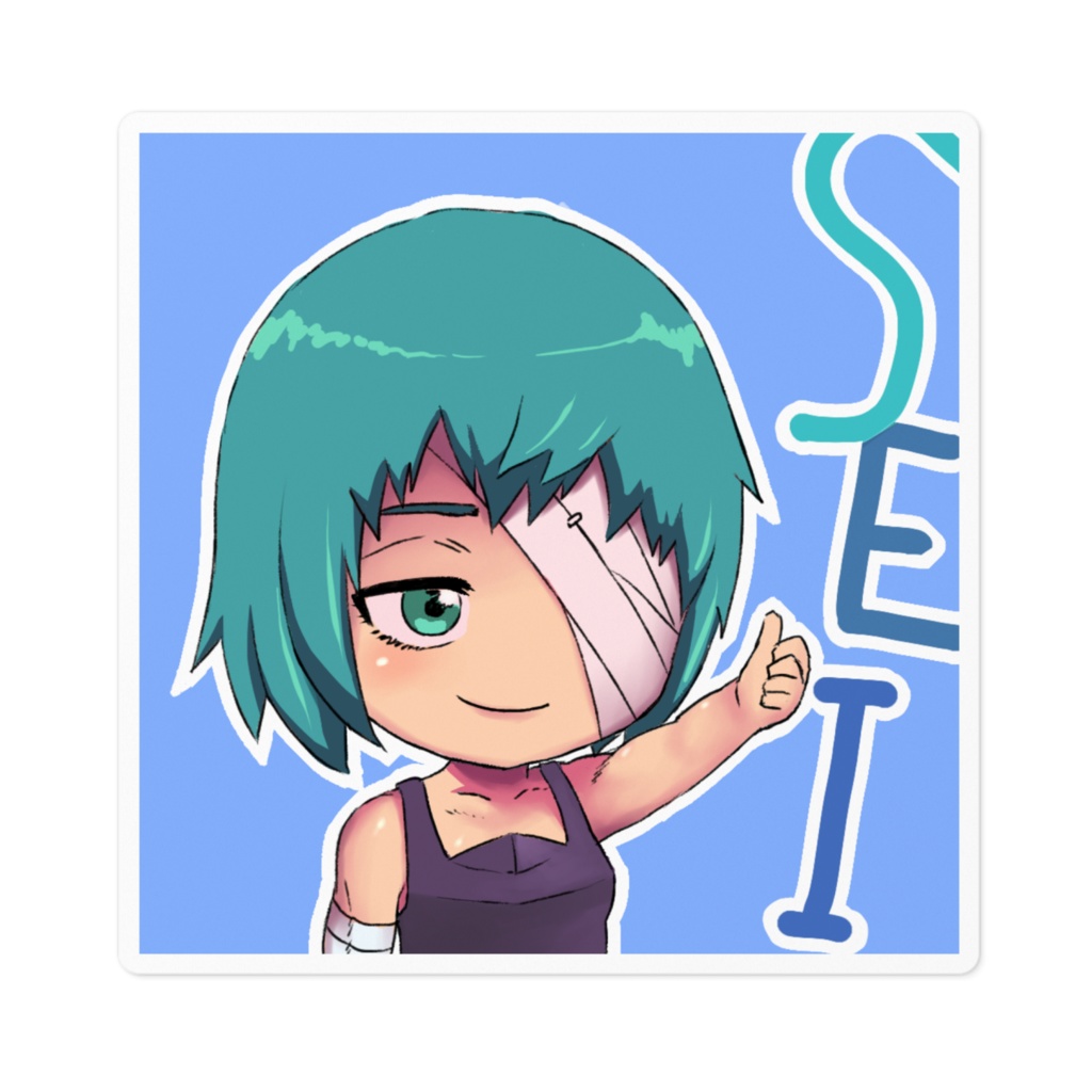 [Va-11 Hall-A] ヴァルハラ セイ "I'm OK" ステッカー Sticker（二次創作品）