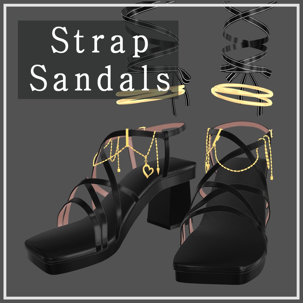 Strap Sandals [12 Avatars]