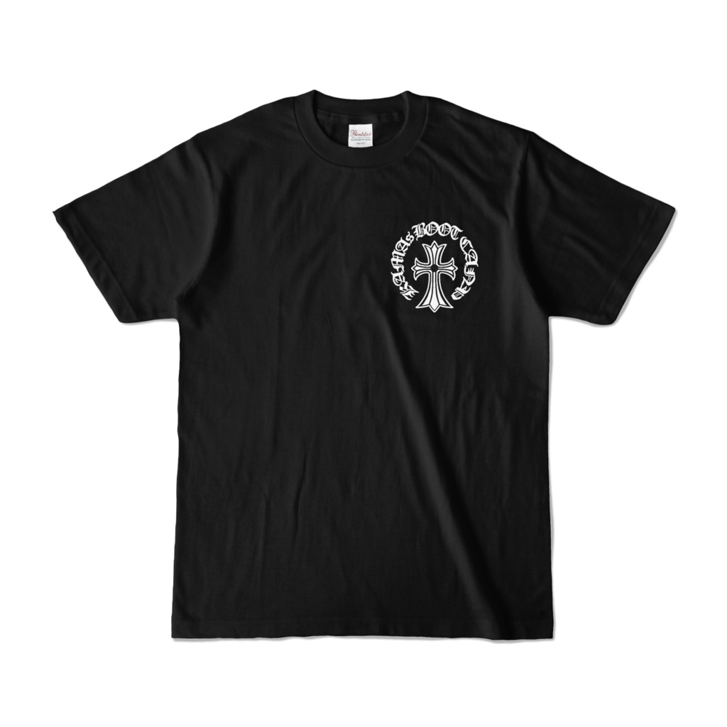 Tシャツ十字(BK.WT)