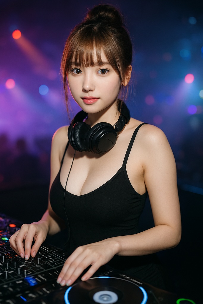 AI美少女『DJブースに釘付け！♯001』