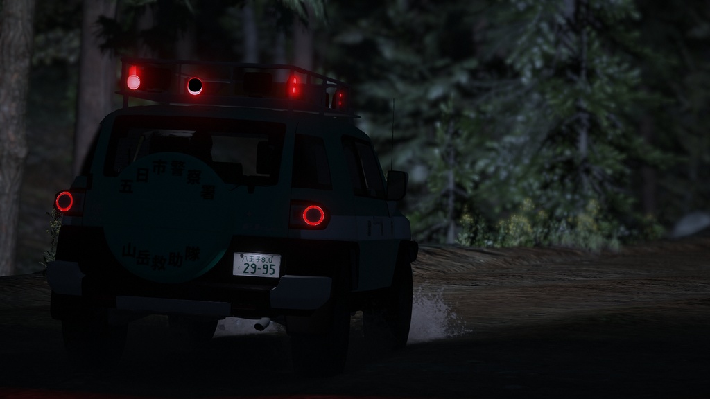 【GTA5 MOD】TOYOTA FJクルーザーの山岳救助隊仕様