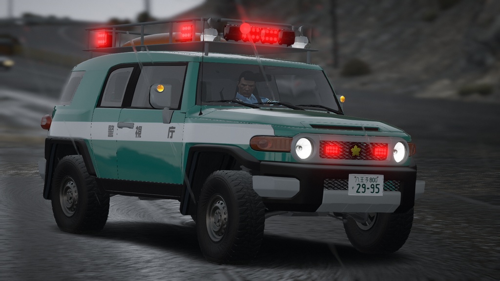 【GTA5 MOD】TOYOTA FJクルーザーの山岳救助隊仕様