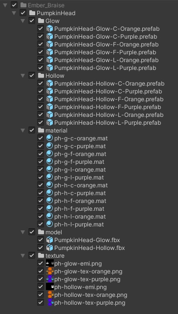 【無料】カボチャヘッド // Pumpkin Head
