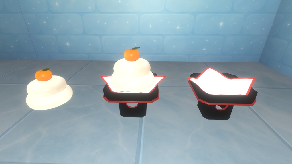 【無料】鏡餅セット // KagamiMochi Set