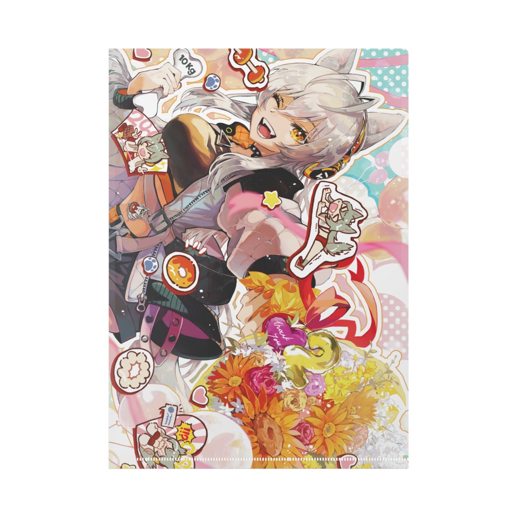 2周年記念グッズ クリアファイル