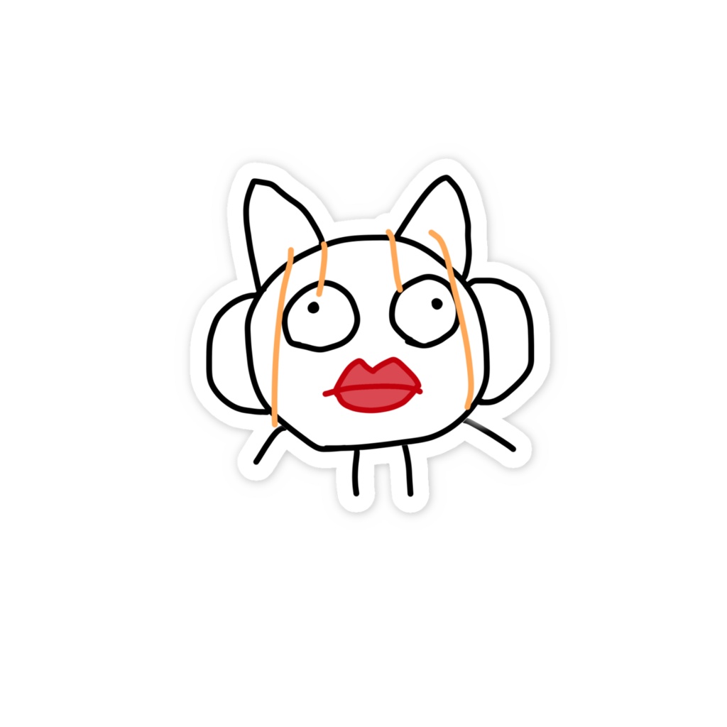 3周年記念グッズ ガンギマリぽて ノーマル ステッカー