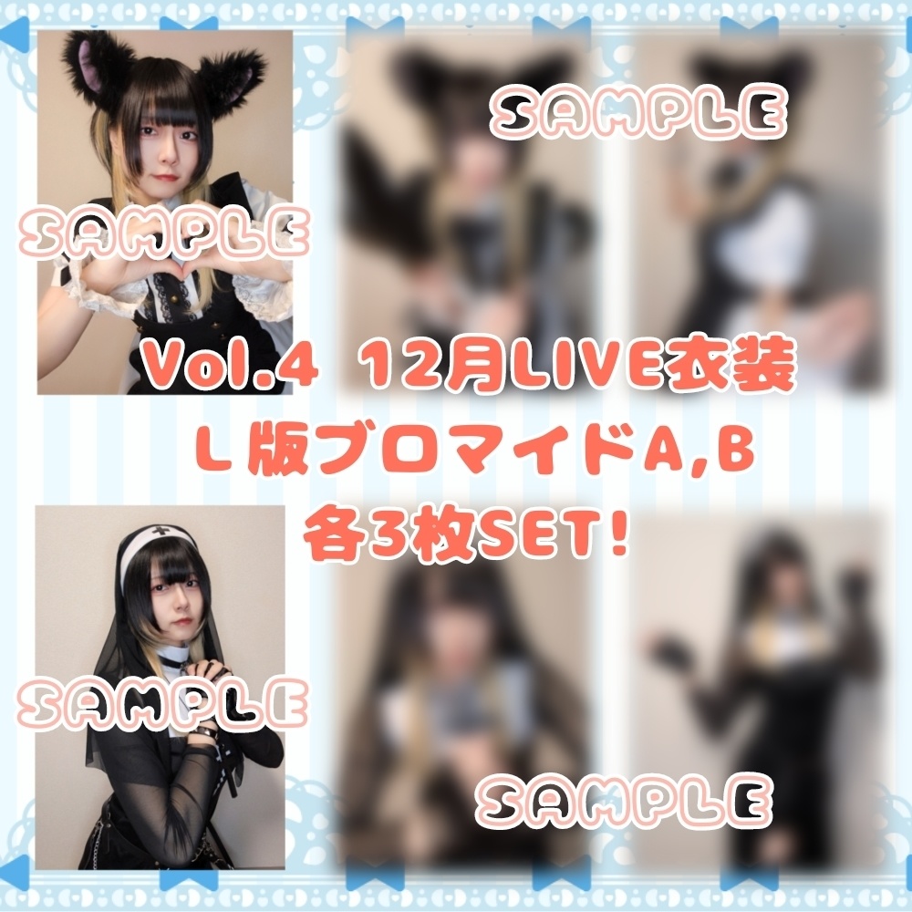 vol.4 12月のライブ衣装のL判ブロマイド
