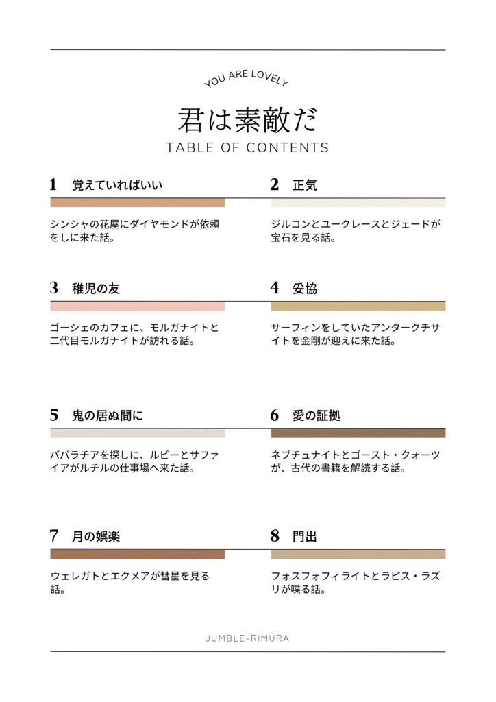 君は素敵だ