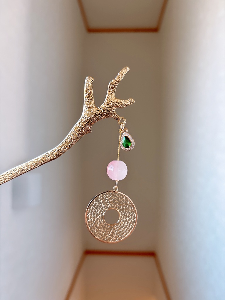 煙緋　モチーフ簪