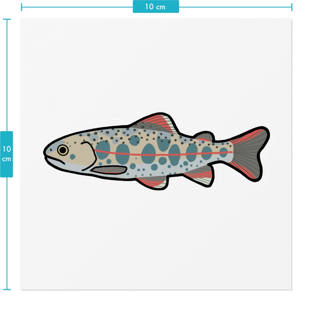ヤマメ ステッカー