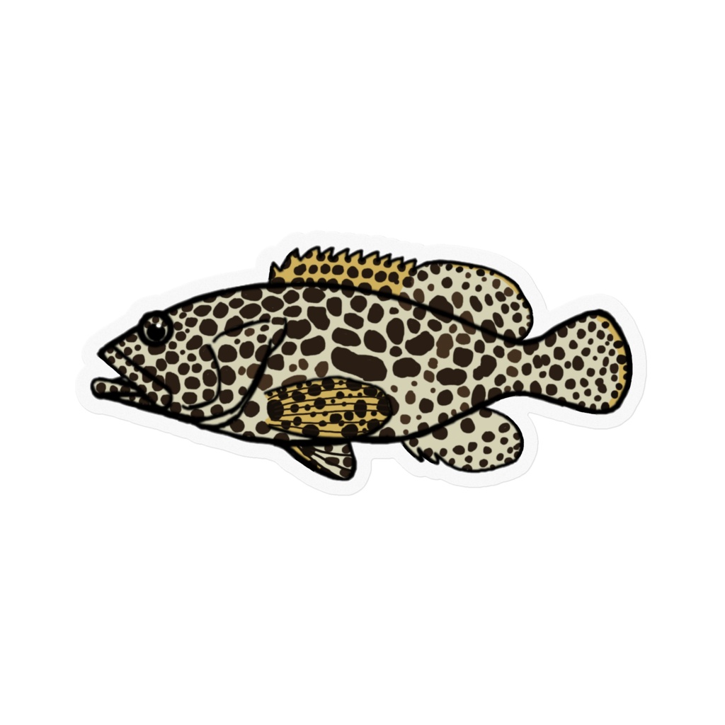 カンモンハタ クリアステッカー