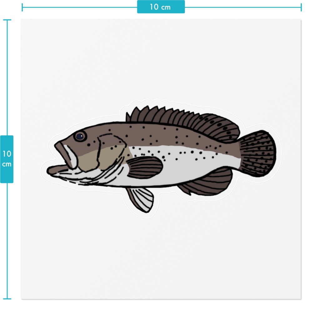 コモンハタ クリアステッカー