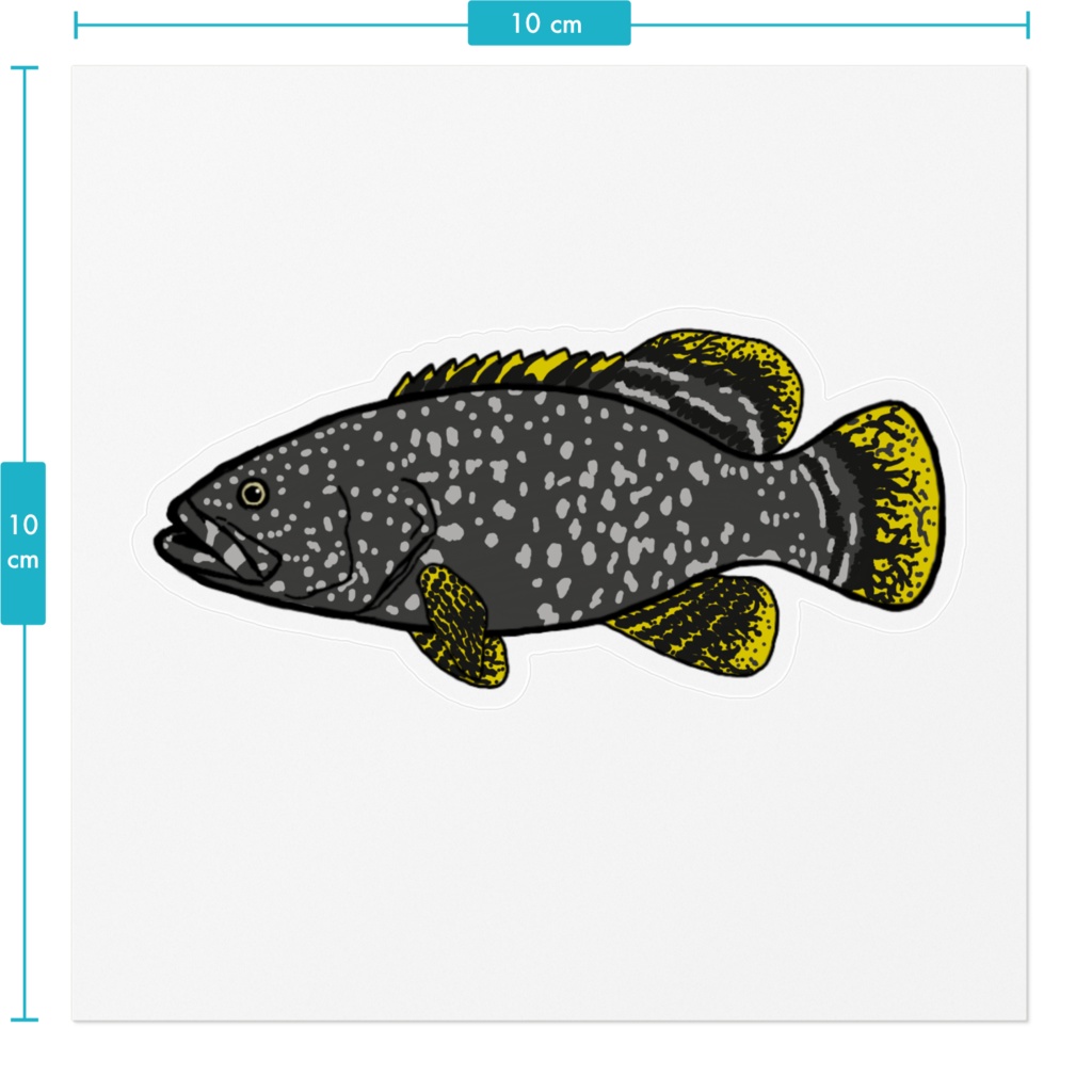 タマカイ クリアステッカー