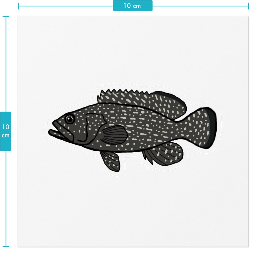 ナミハタ クリアステッカー