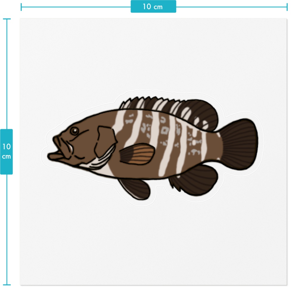 マハタ クリアステッカー
