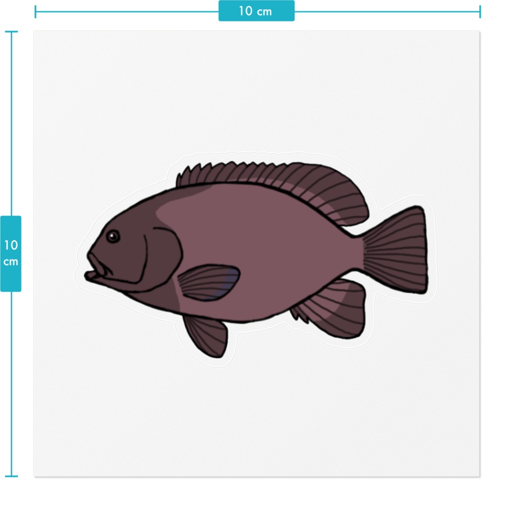 トビハタ クリアステッカー