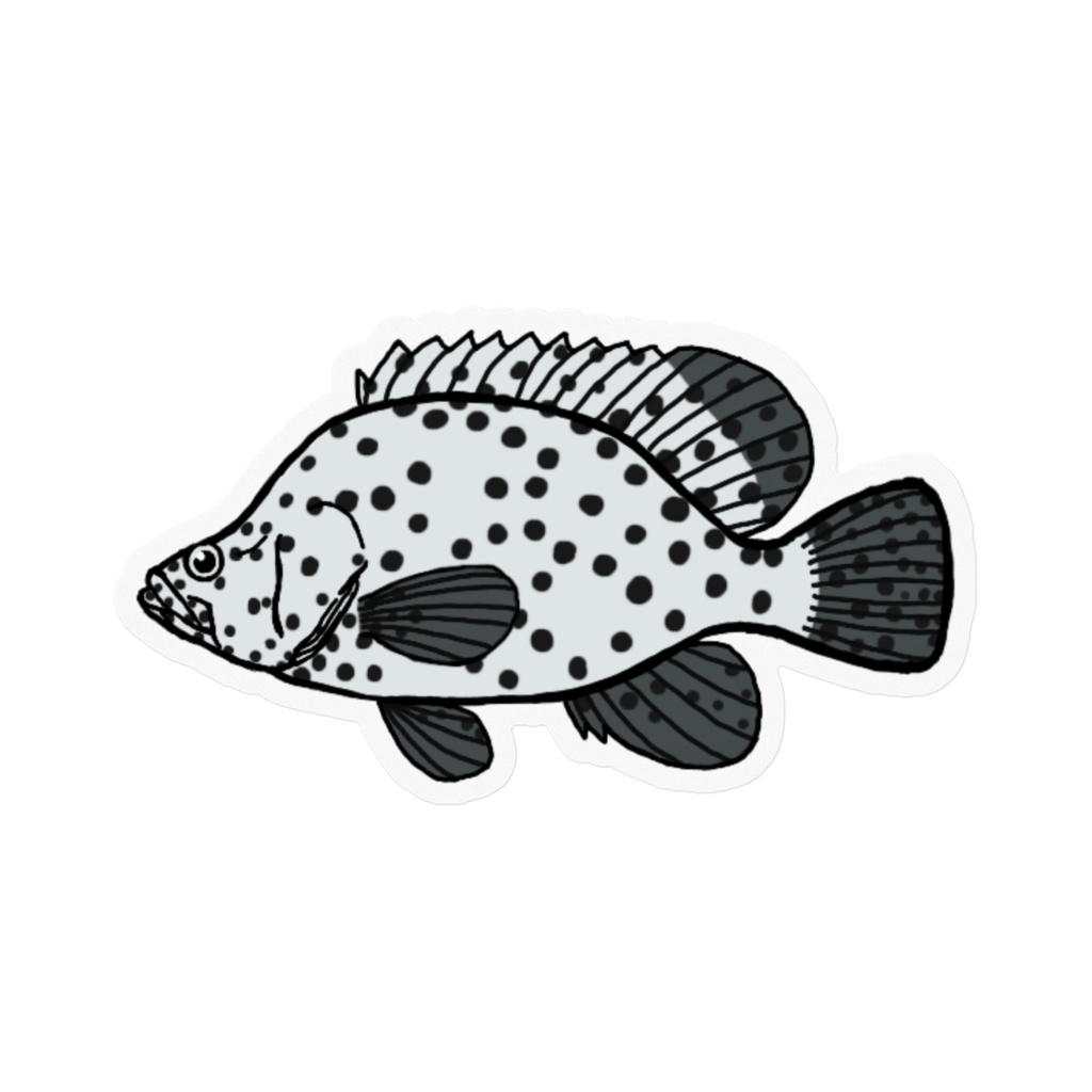 サラサハタ クリアステッカー