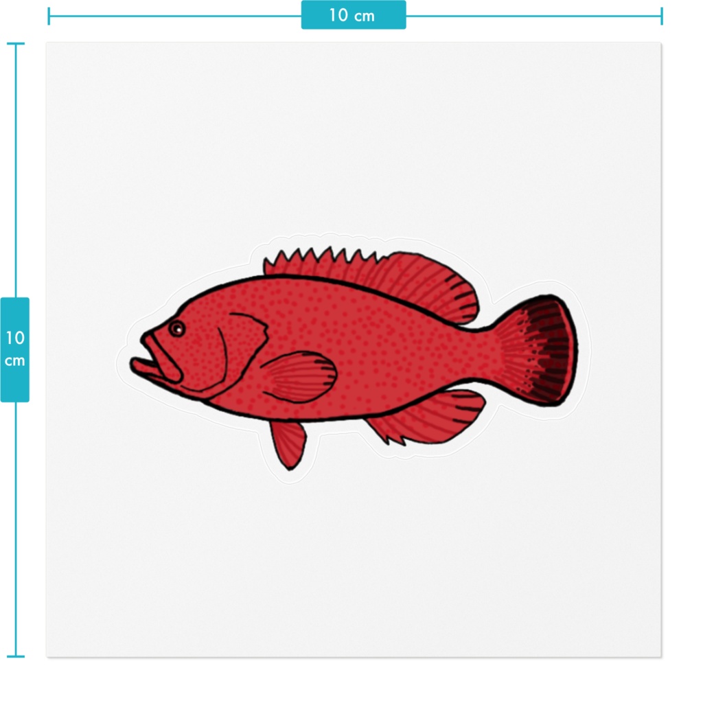 アザハタ クリアステッカー
